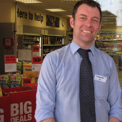 Nick, manager of Co-op Late shop